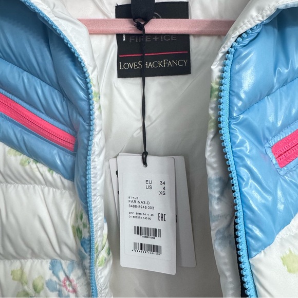 LOVE SHACK FANCY X BOGNER FIRE + ICE Farina D Down Jacket Size 4 XS NWT RSP $750 - Picture 6 of 7